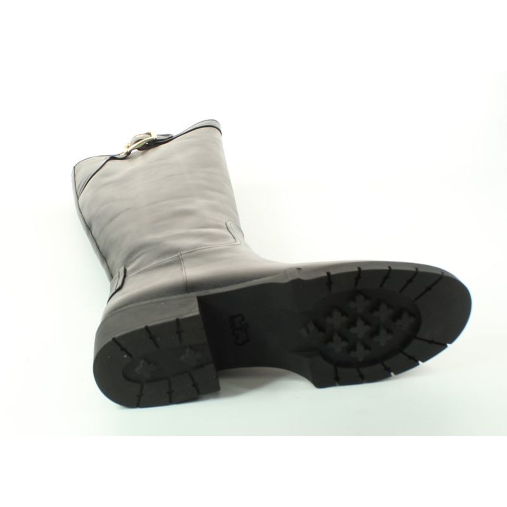 Coach Womens Leigh Black Smooth Leather Fashion Boots Size 11 Medium (B, M) - Picture 4 of 4